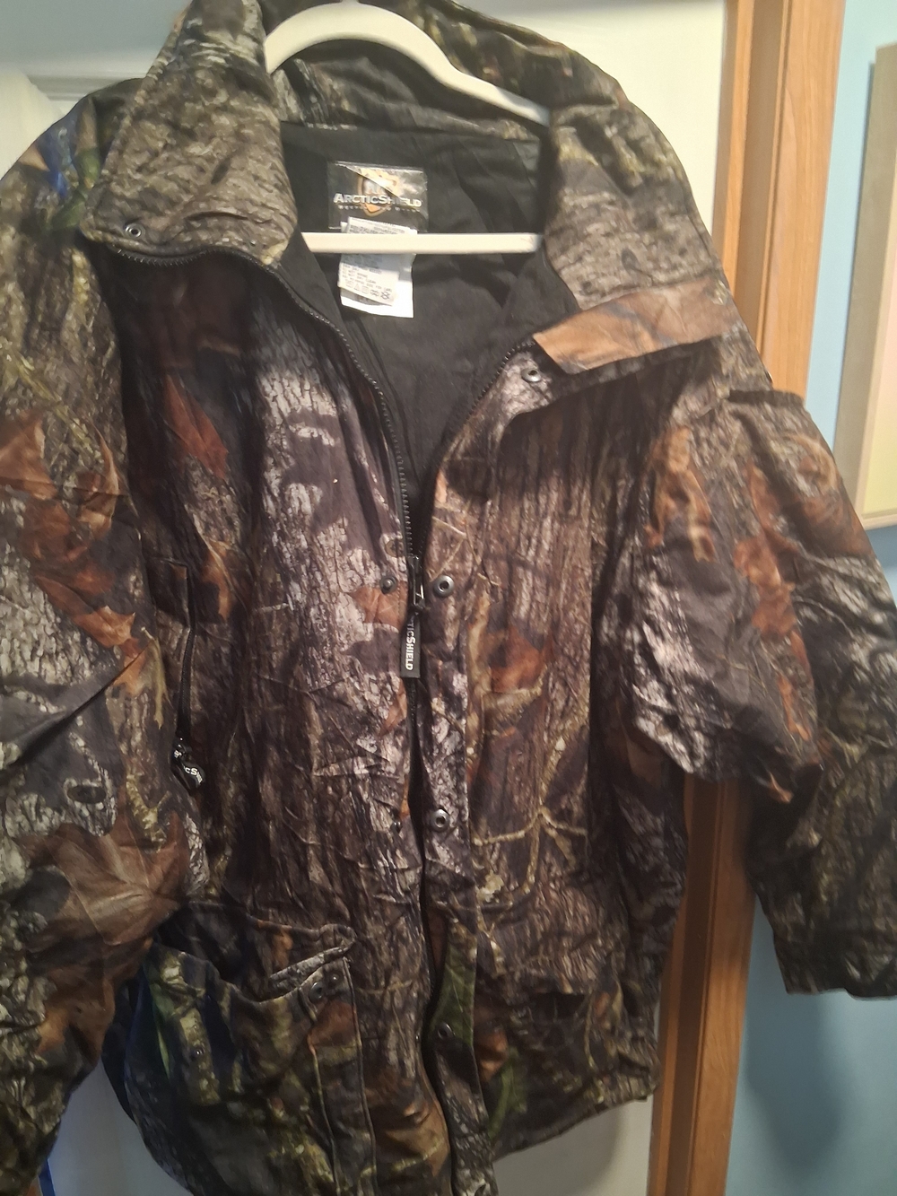 ArcticShield Men’s Camo Hunting Jacket - Brown/Green